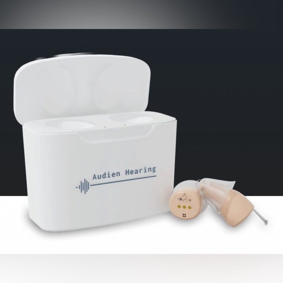 Audien Other - NEW - AUDIEN ATOM PRO OTC Hearing Aids + Portable Charging Case (sealed)